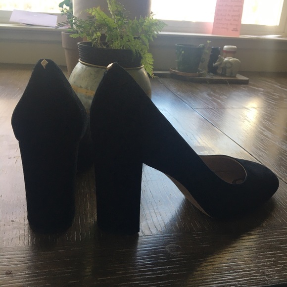 Sam Edelman Black Suede high heels - Picture 4 of 5